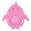 Eztotz Popz Baby Teether Toy - Made In The Usa - Pop It Sensory Toys For 0-6 Months + - 100% Silicone Dimple Popper For Newborns And Infants - Bpa Free