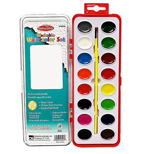 WATER COLOR PAINT SET 16 ASST CLRS