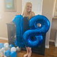 IWERP Navy Blue Foil Mylar Number 18 Balloon - 40 Inch 18th Birthday Decoration for Boys and Girls