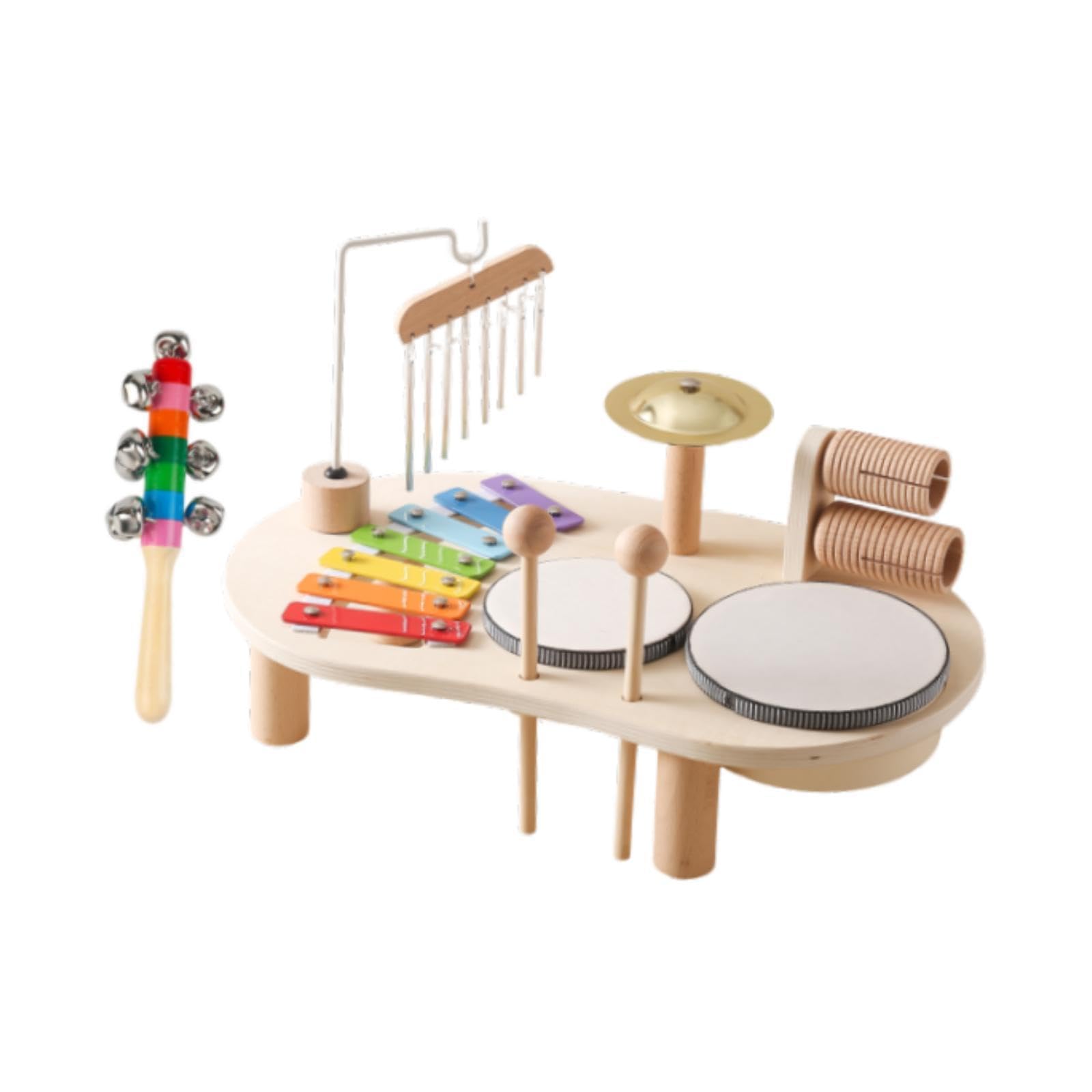MerishoppXylophone Drum Set Educational Toy For Toddlers Ages 3 4 5 6 Years Old Gifts|Musical Instruments & Gear | Percussion | 