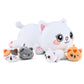 Kmuysl Cat Stuffed Animals Toys For Ages 3 4 5 6 7 8+ Years Old Kids - Mommy Cat With 4 Baby Kitty In Her Tummy, Idea Xmas Birthday Gifts For Baby, Toddler, Girls, Boys