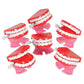 The Dreidel Company Wind Up Teeth Chomping & Chattering Teeth Toys For Kids Birthday Party Favors, Novelty And Gag Gifts, 1.75''