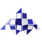 Mipartebo Magic Snake Cube Puzzle - Large Blue Twist Fidget Toy, Model ZCMC2472, Perfect for Kids, Adults, and Party Favors