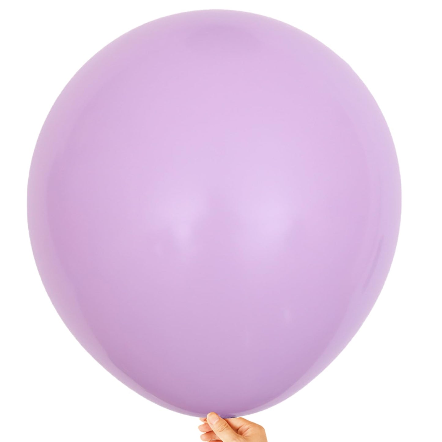 Kalor 18 Inch Pastel Purple Balloons, 10Pcs Thick Latex Round Helium Balloons For Birthday Family Party Wedding Party Baby Shower Decoration Supplies