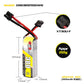 GAONENG 4PCS GNB 2S 7.6V HV 380mAh 90C 180C LiPo Battery with XT30 Connector for 60-130mm Brushless FPV Drone