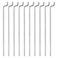 Uxcell 1Mm X 400Mm (15.7 Inch) Steel Z Pull/Push Rods Parts For Rc Airplane Plane Boat Replacement (Pack Of 10)