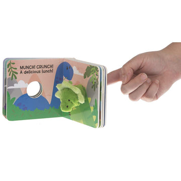 Ganz Bg4383 Dino Finger Puppet Book, 10.25-Inch Height, Paper
