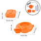 Wittocs Orange Costume Fan Mini Blower Fan For Dinosaur Halloween Inflatable Blow Up Costume(Upgraded Version)