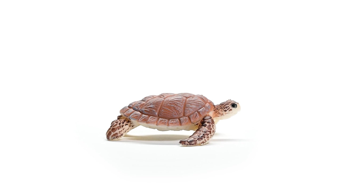 Schleich Wild Life New 2024 Wild Animal Toy Hawskbill Sea Turtle Ocean Animal Figurine