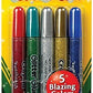 Crayola Washable Glitter Glue, Bold Blazes, Colors may vary, 5 Count, 1.75 oz