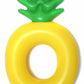 Luxy Float Giant Inflatable Pineapple Pool Float - Large Yellow PVC, Model TY15129815 for Adults & Kids