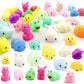 Tcotbe 50 Pcs Mini Stress Relief Toys,Mini Squishies Kawaii Animal ,Stress Reliever Anxiety Toys For Kids Adults, For Halloween