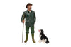 American Diorama Customer Patrick And A Dog Figurine/Figure For 1:18 Models