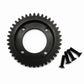 Hard Steel Center Differential Spur Gear 40T 1M Black For Team Losi Tenacity All Los232025