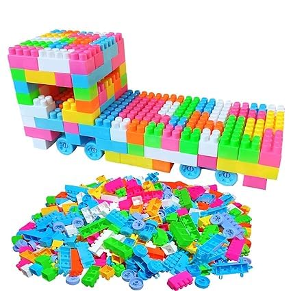 Flowinzza Building Blocks Toys For Kids Educatinal And Learning Puzzle Games For Kids Girls & Boys Preschool Children  Multicol