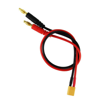OliYin RC Battery Charge XT30 to 4.0mm Banana Plug 16AWG 30cm 11.8inch Cable Connector for RC Helicopter Quadcopter Lipo Battery