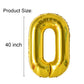 Happy Birthday Balloon Banner 40 Inch 18 Balloon Number 16 Inch Happy Birthday Letters Balloons Gold Foil Mylar Balloons For 18T
