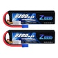 Zeee 3S 8200mAh Lipo Battery 11.1V 100C EC5 Connector Soft Case Battery with Metal Plates for RC Car RC Truck Tank Racing Hobby 
