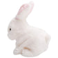 HollyHOME Plush Rabbit Easter Electronic Interactive Toy Jumping,Wiggle Ears,Mouth Moving Bunny Toy 7 Inches White Gifts for Kid