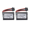 sea jump Accessories 2PCS 7.4V 1200mah Lithium Battery for R208 R308 2008 R206 TX122 TX123 H106 V003 RC Remote Control Boat Batt