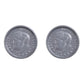 LEARNING ADVANTAGE Play Quarters - Set of 100 Plastic Coins - Designed and Sized Like Real US Currency - Teach Money Math With T