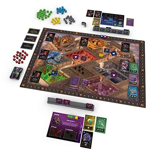 Thunderworks Games - Lockup | Worker Placement Board Game | Fantasy Factions | Strategy Game | World Of Ulos | Ages 14+ | Family Game For 1-5 Players | 45-90 Minutes