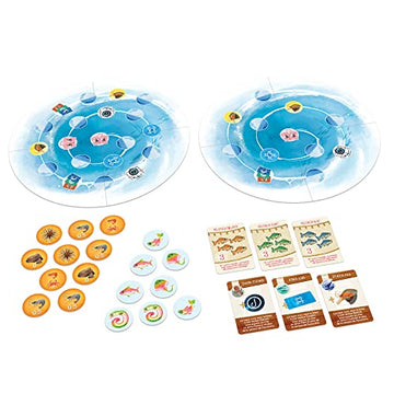 Namiji Aquamarine Board Game Expansion | Strategy Game | Japanese Fishing Game | Fun Family Game For Kids And Adults | Ages 8+ | 2-5 Players | Average Playtime 45 Minutes | Made By Funforge