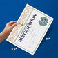 Hayes Participation Certificate, 8-1/2 X 11 in, Paper, Pack of 30