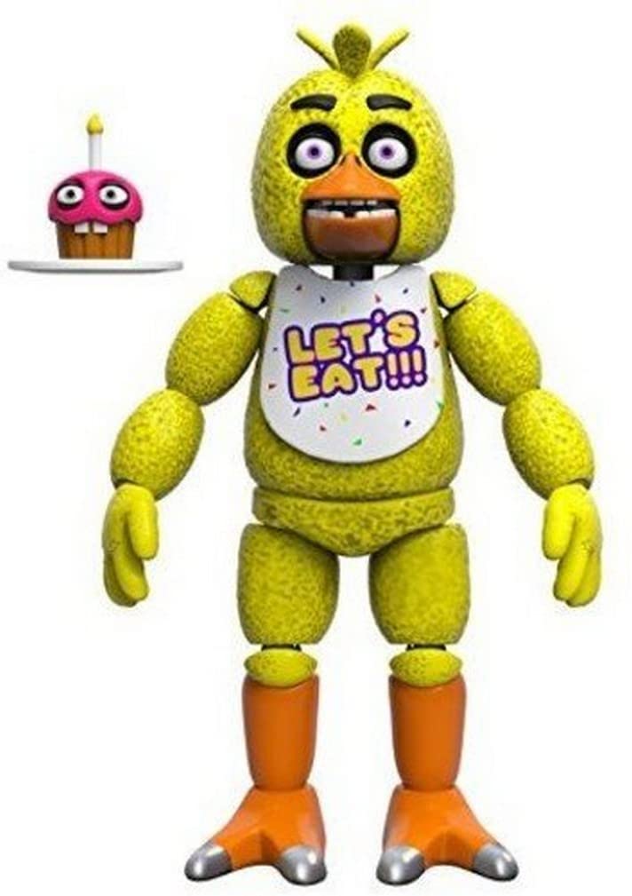 Funko Five Nights at Freddy's Chica Action Figure, 5" Yellow Vinyl, Model 8847