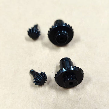 2 Sets RC Car Steel Gear Tooth Axle Gear Kits Upgrades Parts Bridge Teeth Steel Teeth Set for FMS 1/24 FCX24 Crawler