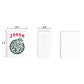 Jongyance American Mahjong Set - 166 White Tiles, Red Bag, 4 All-in-One Racks, Plastic, 5.1 x 21.2 x 10.6 inches