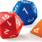 Learning Resources Jumbo Foam Polyhedral Dice, 5 Dice, 4, 8, 10, 20 Sides, Ages 5+ Multicolor, 3 W in