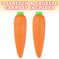 Artcreativity Stretchy Carrot Toys For Kids, Set Of 2, Stress Relief Fidget Sensory Toys For Autistic Children, Anxiety, And Adhd, Squeeze Toys Party Favors And Pretend Food Toys, Goodie Bag Fillers
