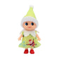 Wuleeuper Tiny Baby Elf Dolls | Christmas Miniature Decoration | Newborn Gift | Boy and Girl Elf Dolls (Light Yellow Dress)