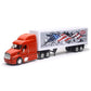 Peterbilt 387 Truck With Dry Goods Trailer White ''Long Haul Truckers'' Series 1/32 Diecast Model By New Ray