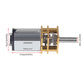 3pcs DC 12V 30RPM N20 High Torque Speed Reduction Motor 3mm Shaft Mini Metal Gearwheel Gear Motor with Metal Gearbox Micro Motor