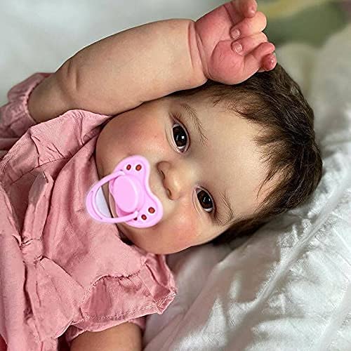 Kokomandy Cute 24Inch Realistic Reborn Baby Dolls Toddler Girl That Look Real Soft Silicone Weighted Newborn Bebes Reborn With B