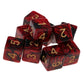 Yiotfandoll 10PCS Polyhedral Dice D6 Dice 16mm Acrylic 6 Sided Dice Double Colors Game Dice for RPG MTG DND Dice Table Games (Re