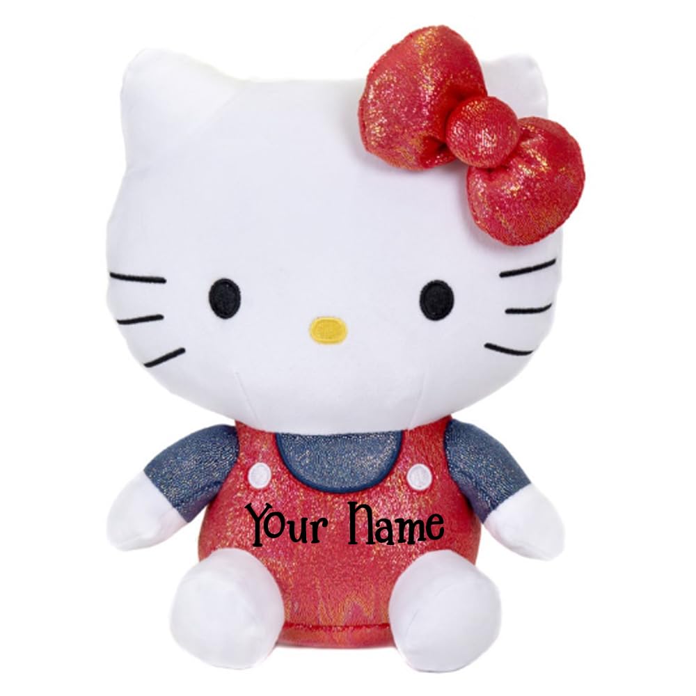 Personalized Officially Licensed Kitty Plush Stuffed Animal Toys (Personalized Spandex Kitty)