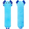 Sausudols Axolotl Plush Toy - 90Cm Long Stuffed Animal Gift For Family, Friends And Children - Blue
