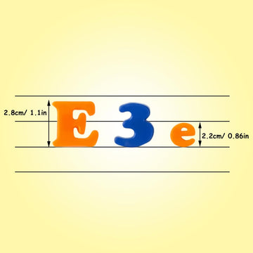 Magnetic Letters Numbers Alphabet ABC 123 Fridge Magnets Plastic Educational Toy Set Preschool Learning Spelling Counting Uppercase Lowercase Math for 3 4 5 Years Kids(78 pcs)