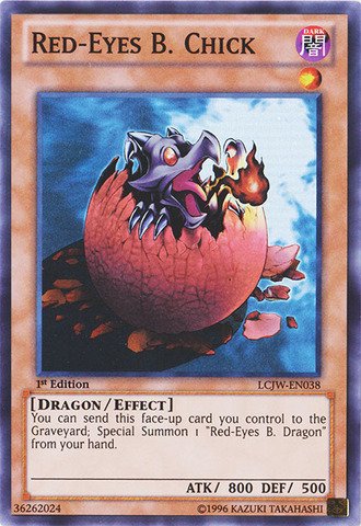 Yu-Gi-Oh! - Red-Eyes B. Chick (Lcjw-En038) - Legendary Collection 4: Joey 'S World - 1St Edition - Super Rare