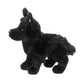 Douglas Black German Shepherd Plush Stuffed Animal, 8" Long, Polyester, Model 3979