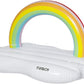 Funboy Giant Inflatable Luxury Rainbow Cloud Island Daybed Pool Float, Floating Bed, Two Cup Holders, Luxury Float For Summer Pool Party And Entertainment