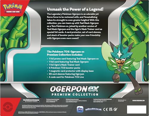 Pok?mon TCG: Ogerpon ex enhanced Collection (3 Foil Cards & 6 Boosters)