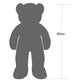 Yunnasi Big Teddy Bear Stuffed Animal 31.5 Inch Giant Teddy Bear With Love Heart Large Plush Toy Huge Soft Doll Gift For Kids Girls Girlfriend On Birthday Valentine'S Day Christmas Baby Shower Pink