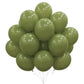 Wanna Party Olive Green Balloons 10 Inch Pack of 20 Avocado Green Latex for Garland Arch Baby Shower Birthday Party Decorations 