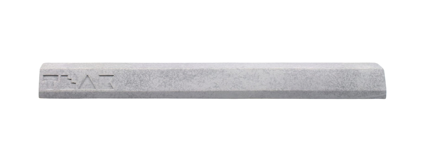 Teak Tuning Monument Series Concrete Fingerboard Parking Curb Obstacle - 6 Long - Ultra enhanced  Super Durable Polymer Modified Concrete - Sterling Gray Colorway