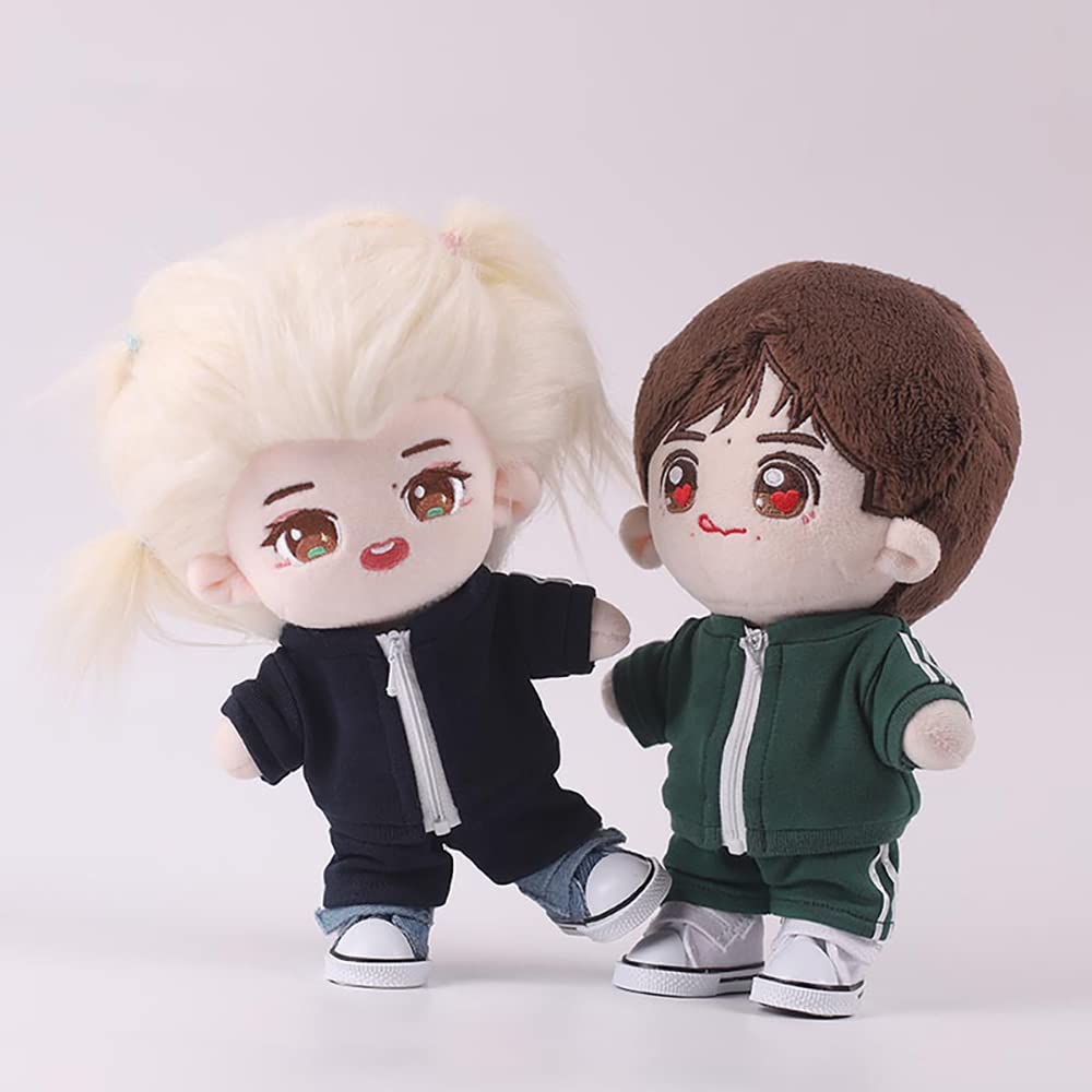 Niannyyhouse Sportswear Uniforms 7.8'(20Cm) Plush Doll Stuffed Figures Toys Clothes (Black)