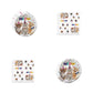 41Pcs Cat Party Supplies,Include 20 Plates, 20 Napkin And 1Pcs Tablecloth,Used For Birthday Party Decoration (Cat Eee)